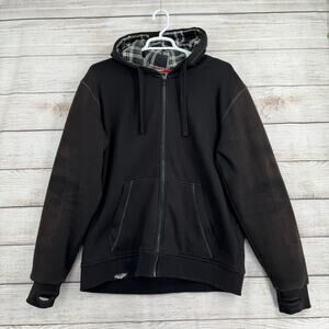 Street & Steel Vault Armor Systems Motorcycle Hoodie Mens 2XL Black